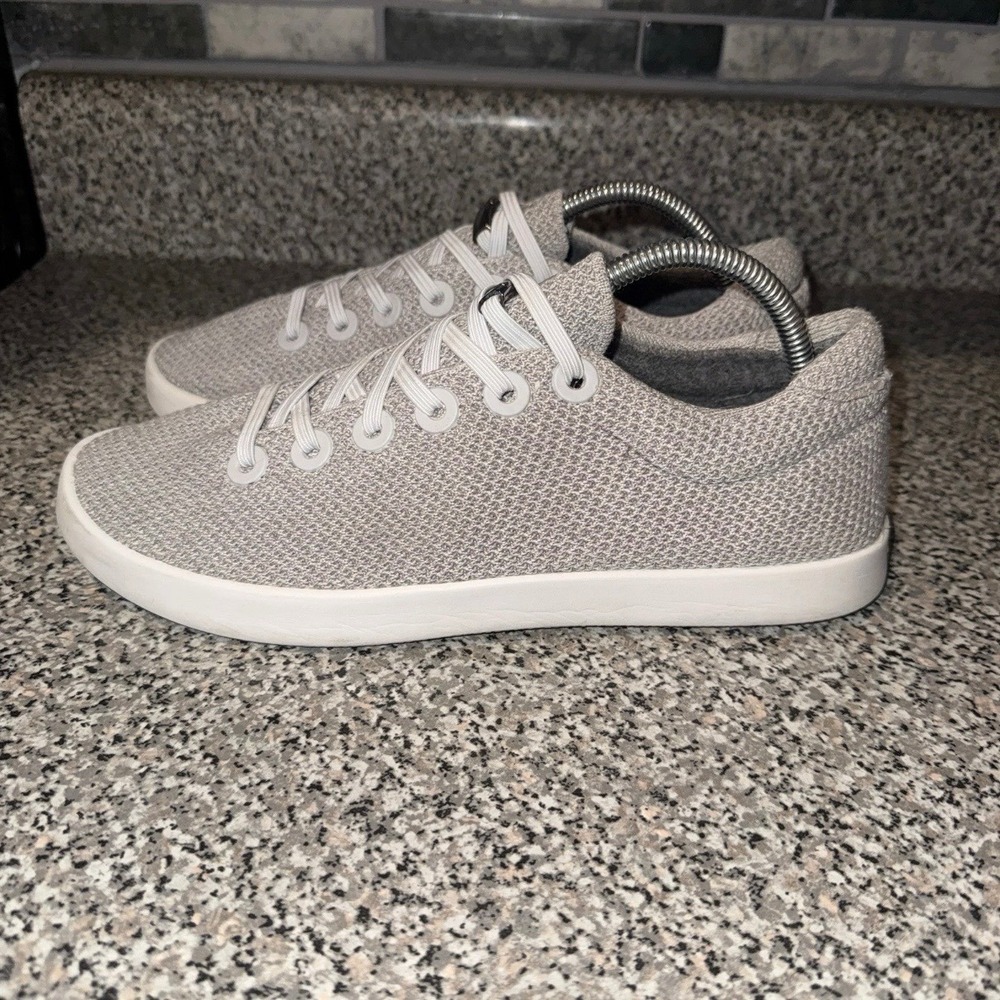 Allbirds Wool Pipers Sneakers Mens 9 Gray Lace Up Casual Comfort Shoes